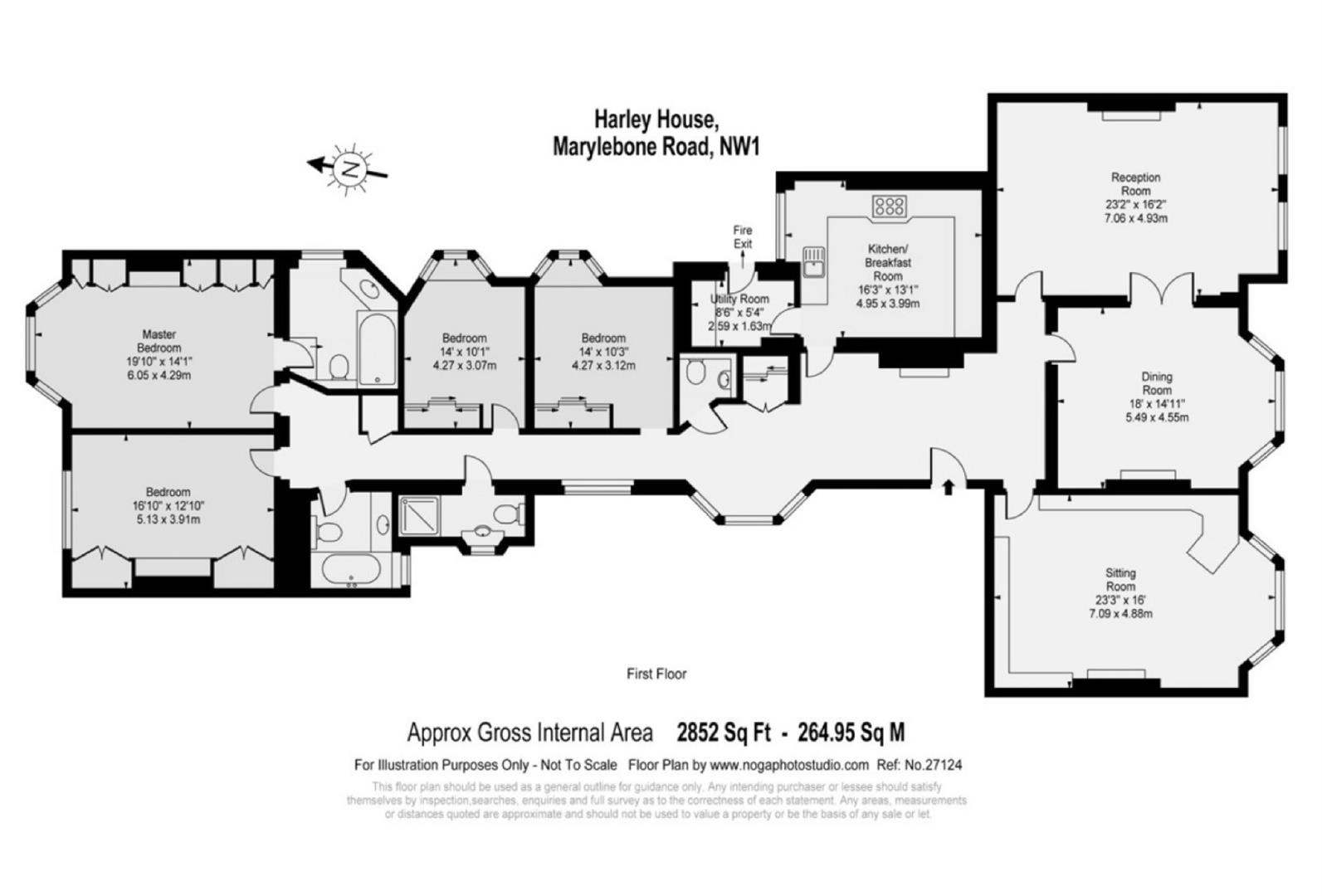 Harley House, Marylebone Road, Marylebone, 4 bedroom Flat, 15201355
